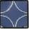 Blue ceramic tile