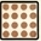 Terracotta dot ceramic tile